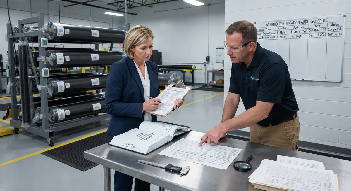 AS9100D Certification for Carbon Fiber Suppliers: Quality Management Requirements and Audit Preparation