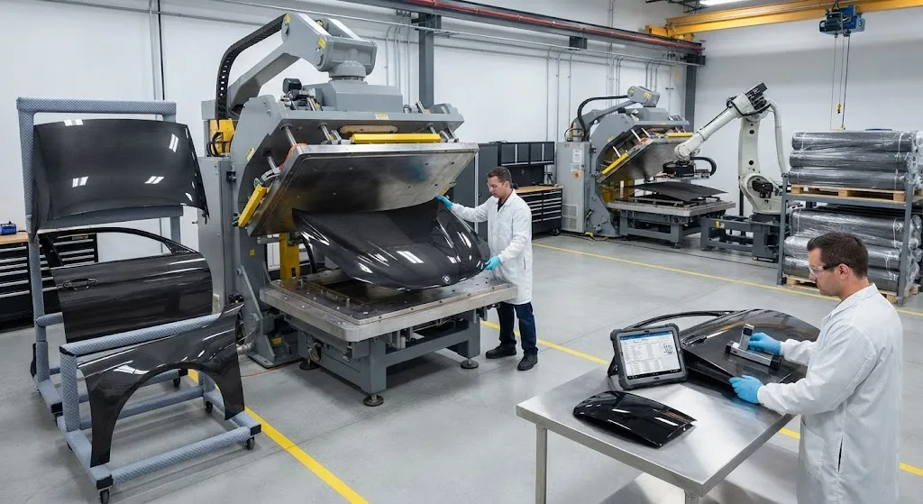 Carbon Fiber Body Parts: Automotive Exterior Panels and Structural Components