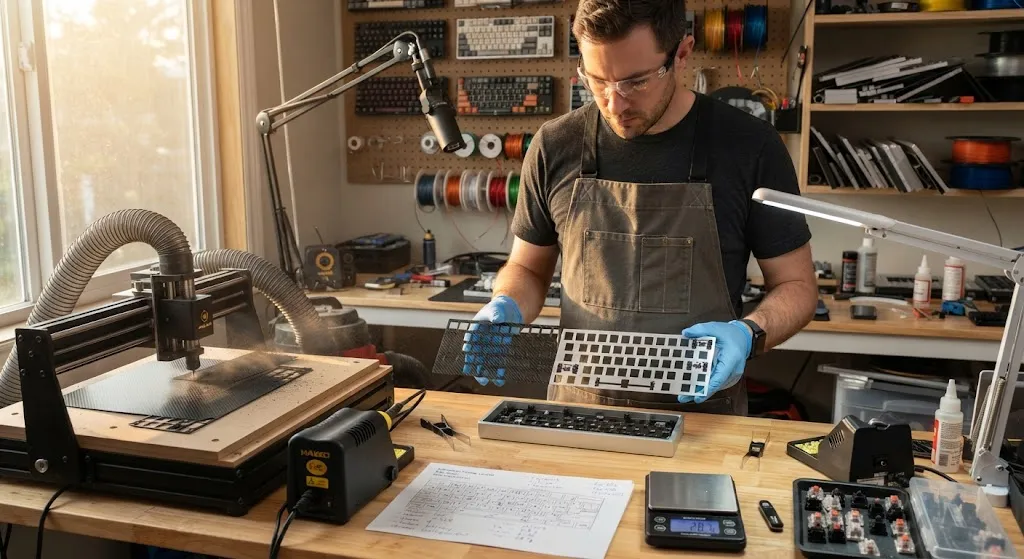 Carbon Fiber Plate vs Aluminum Keyboard: Material Guide for Custom Builds