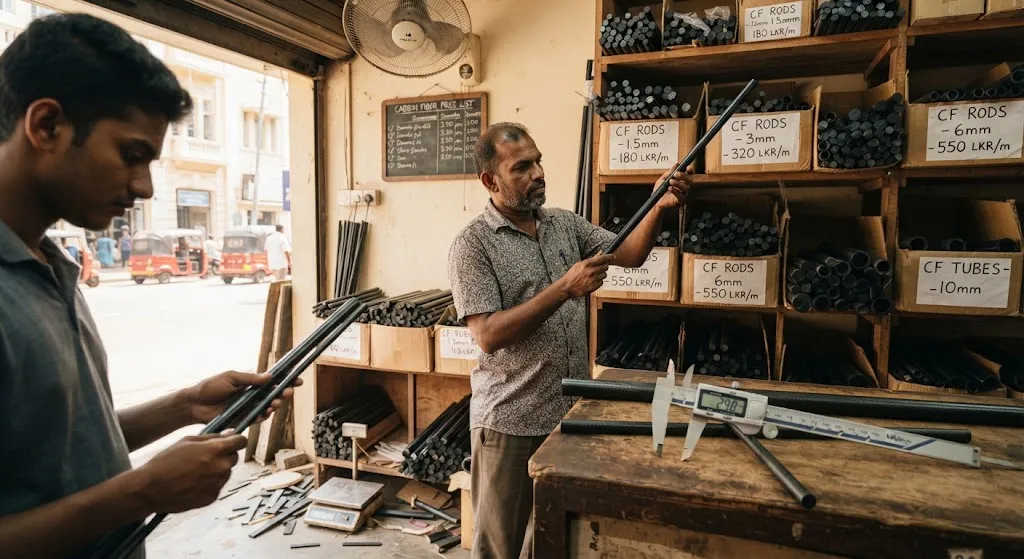 سعر قضيب ألياف الكربون في سريلانكا: الدليل الكامل