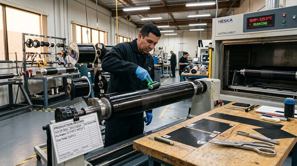 Carbon Fiber Rod Wrap: Roll-Wrapped Rods for High Bending Loads
