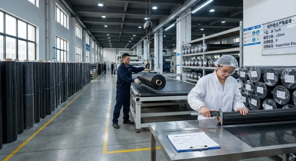 Carbon Fiber Sheet Roll: Continuous Roll Supply for High-Volume Production