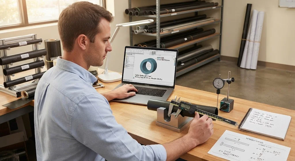 Carbon Fiber Tube Strength Calculator: How to Size Tubes for Real Loads