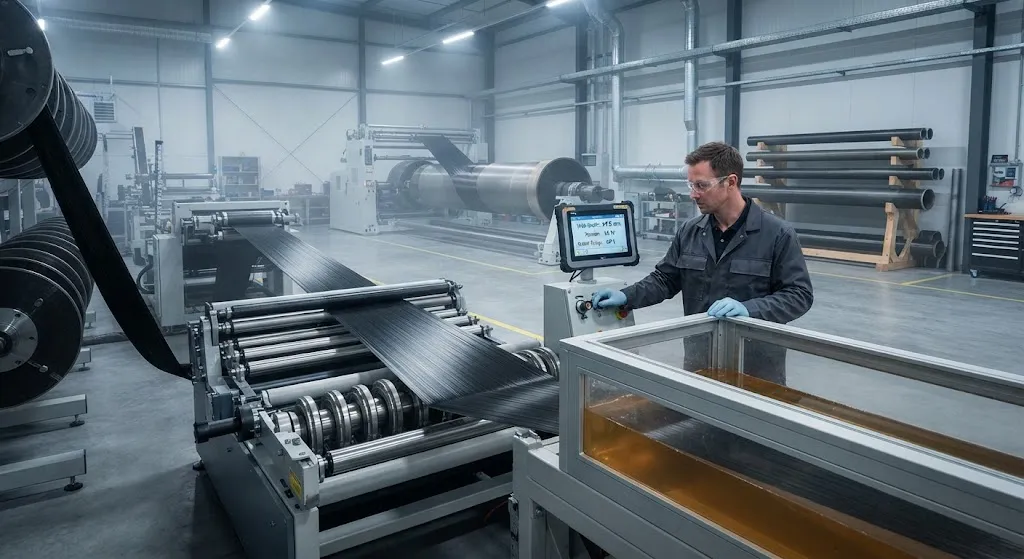 60K Large-Tow Carbon Fiber: Processing Challenges, Resin Pickup and Winding Performance