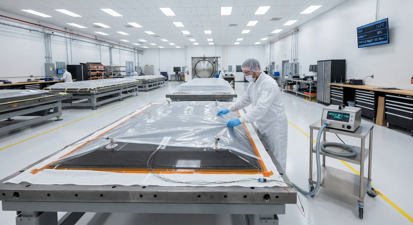 Vacuum Bag Quality Assurance for Carbon Fiber Aerospace Cure: Leak Detection, Port Placement, and Non-Conformance Reporting
