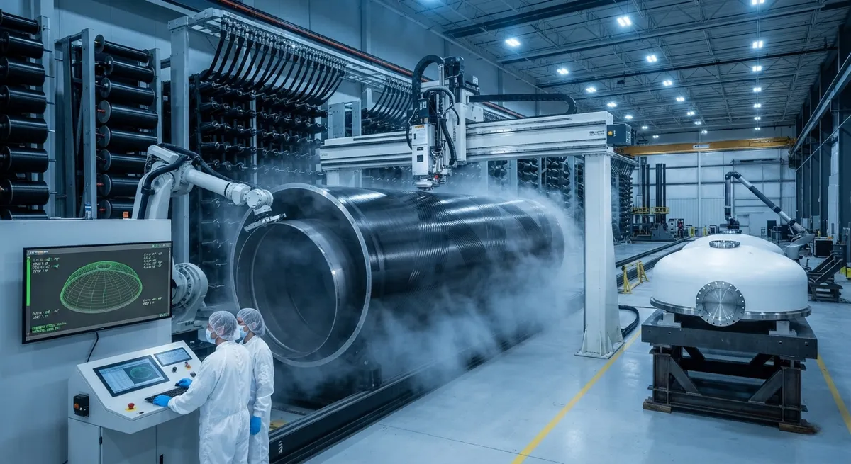 AFP of Cryogenic Liquid Hydrogen Tanks: Placement Strategies for −253°C Composite Structures
