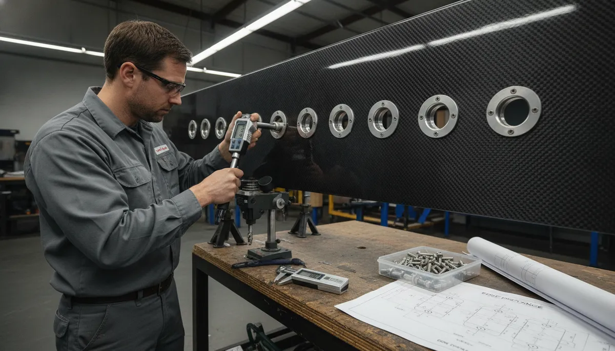 Bolted Joint Design for Carbon Fiber Structures: Bearing Strength, Hole Tolerance, and Stack-Up Configurations