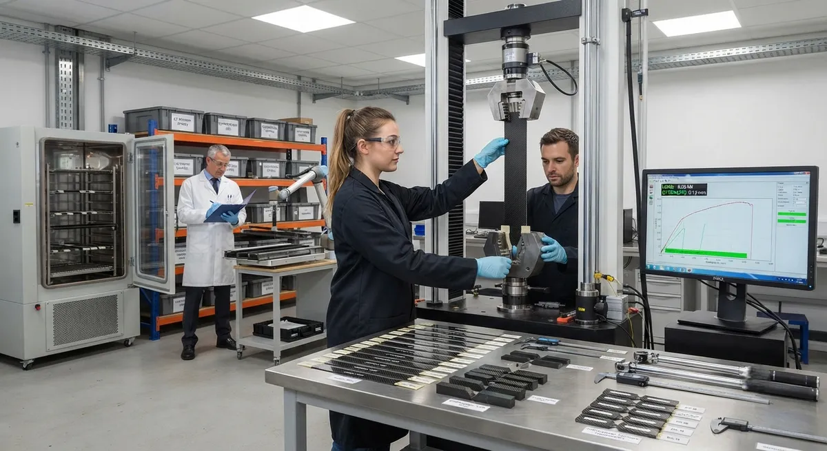 Mechanical Testing of Carbon Fiber Composites: Tensile, Compression, Shear, and Interlaminar Methods per ASTM/ISO