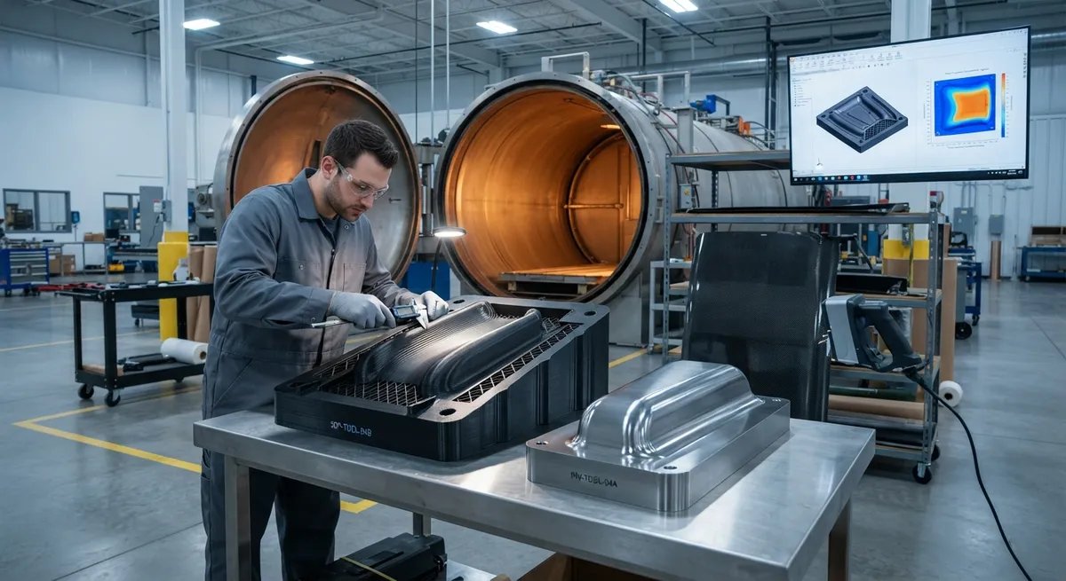 Composite Tooling Design: CTE Matching, 3D-Printed Molds vs Invar, and Dimensional Accuracy