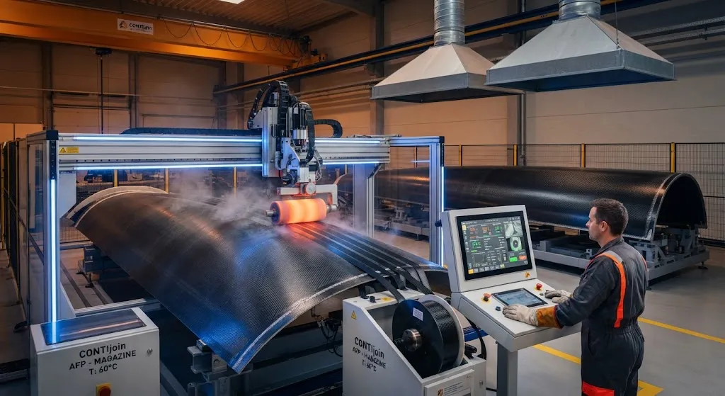 CONTIjoin Thermoplastic Spar Assembly: Automated Fiber Placement for Large Wind Blades