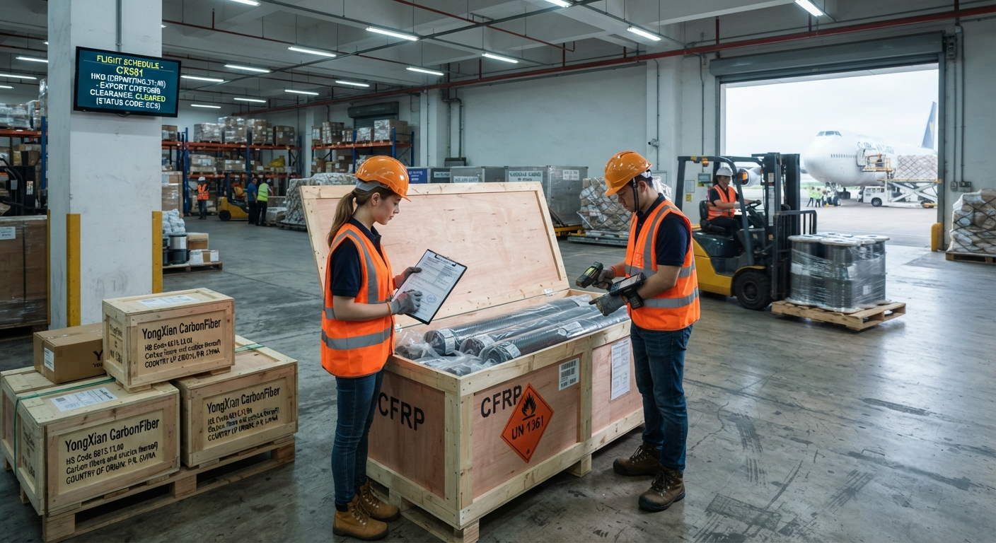 Carbon Fiber Export Customs Clearance: Commercial Invoice, COO, and HS Code Compliance for Global Shipments