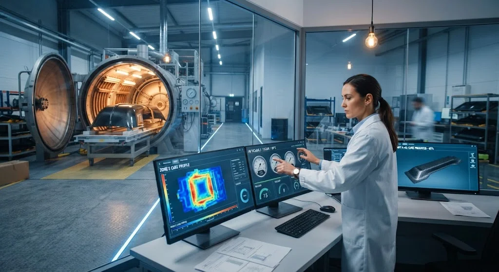 Digital Twin for Carbon Fiber Manufacturing: Real-Time Process Monitoring and Defect Prevention