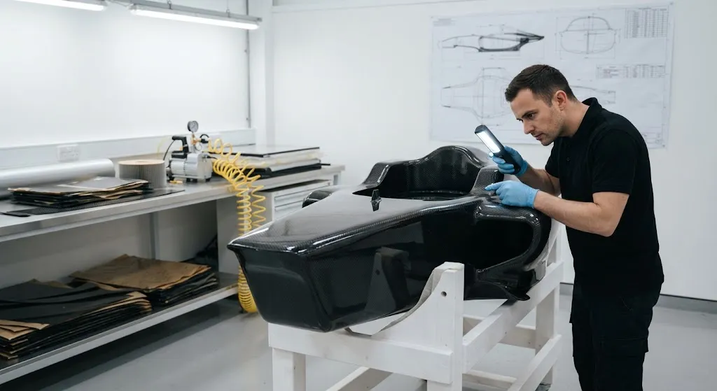Carbon Fiber in F1: Monocoque Crash Structures, Suspension Uprights and Composite Aerodynamic Parts