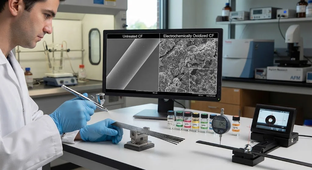 Carbon Fiber-Resin Interface Bonding: Surface Treatment and Coupling Agent Optimization
