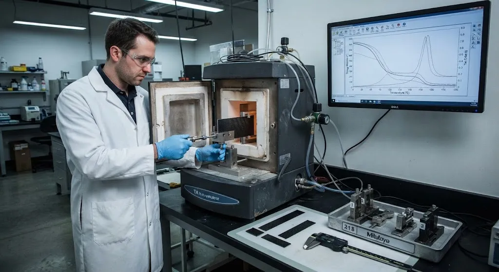 DMA Testing of Carbon Composites: Glass Transition Temperature and Viscoelastic Properties
