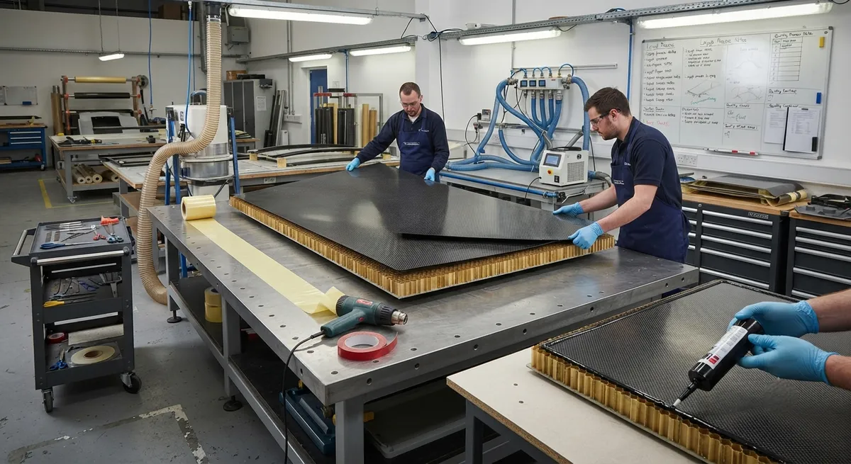 Carbon Fiber Honeycomb Sandwich Panel Manufacturing: Core Selection, Film Adhesive Bonding, and Edge Closeout
