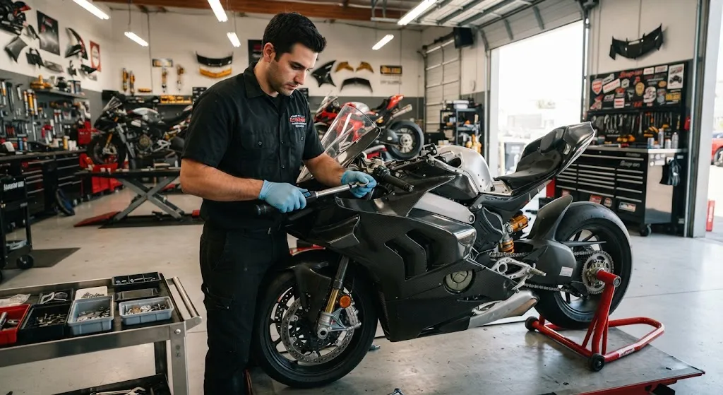 Motorcycle Fairing Composite: CFRP for Racing and Street Bikes