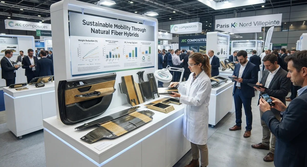 Natural Fiber Hybrid Automotive Parts at JEC World 2026: Sustainable Alternatives to Pure Carbon Fiber