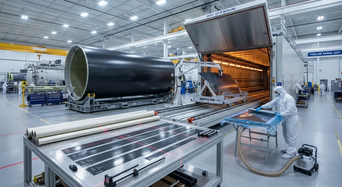 Out-of-Autoclave Resin Systems for Wide-Body Aircraft: OoA Alternatives to 6-Meter Autoclave Constraints