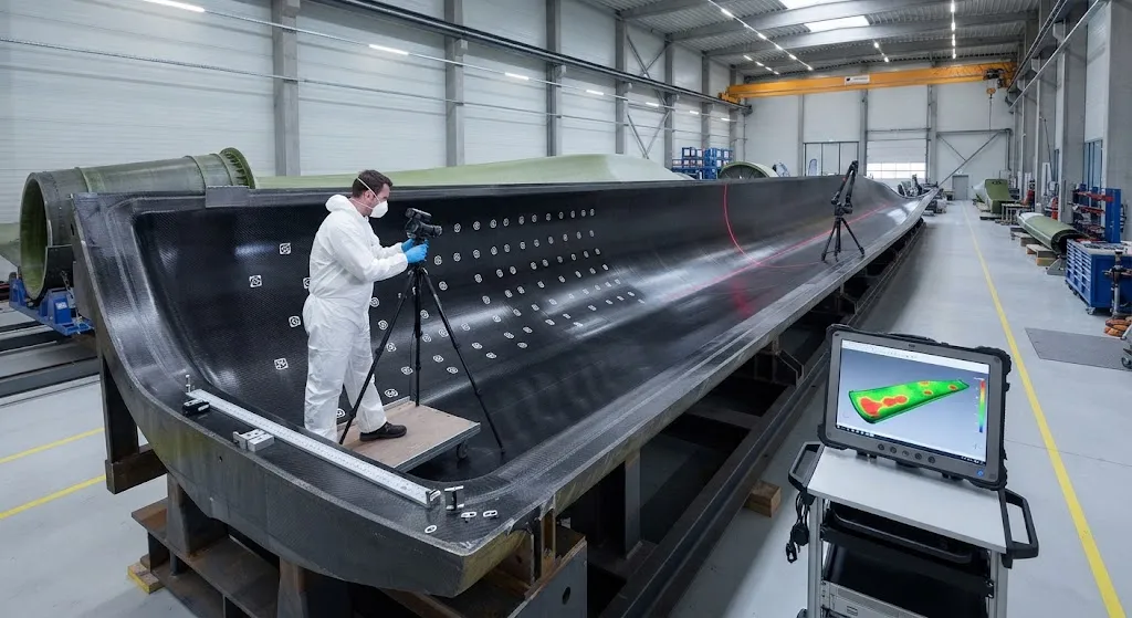 Photogrammetry and Laser Scanning for Large Composite Parts: Tooling and Blade QC