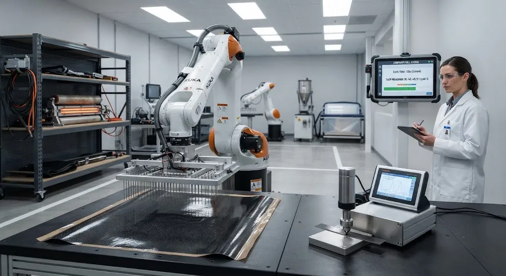 Robotic Handling of Prepreg: Tack Measurement, End-Effectors and Layup Automation