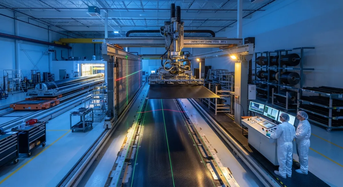 Robotic Draping and Mold Automation for Large Composite Parts: Fives-Style Cells and Layup Consistency