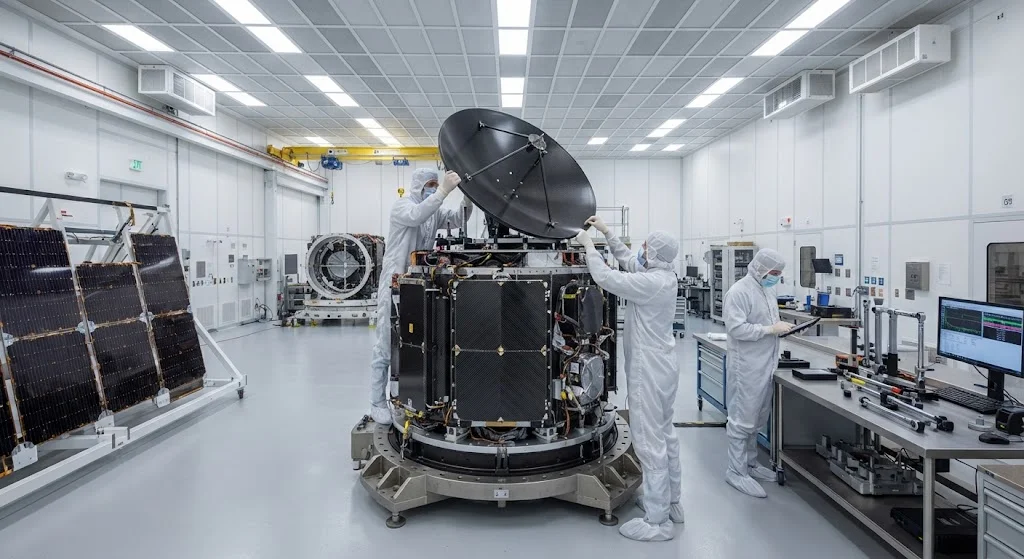 Carbon Fiber Satellite Structures: Dimensional Stability for Space Environment Cycling