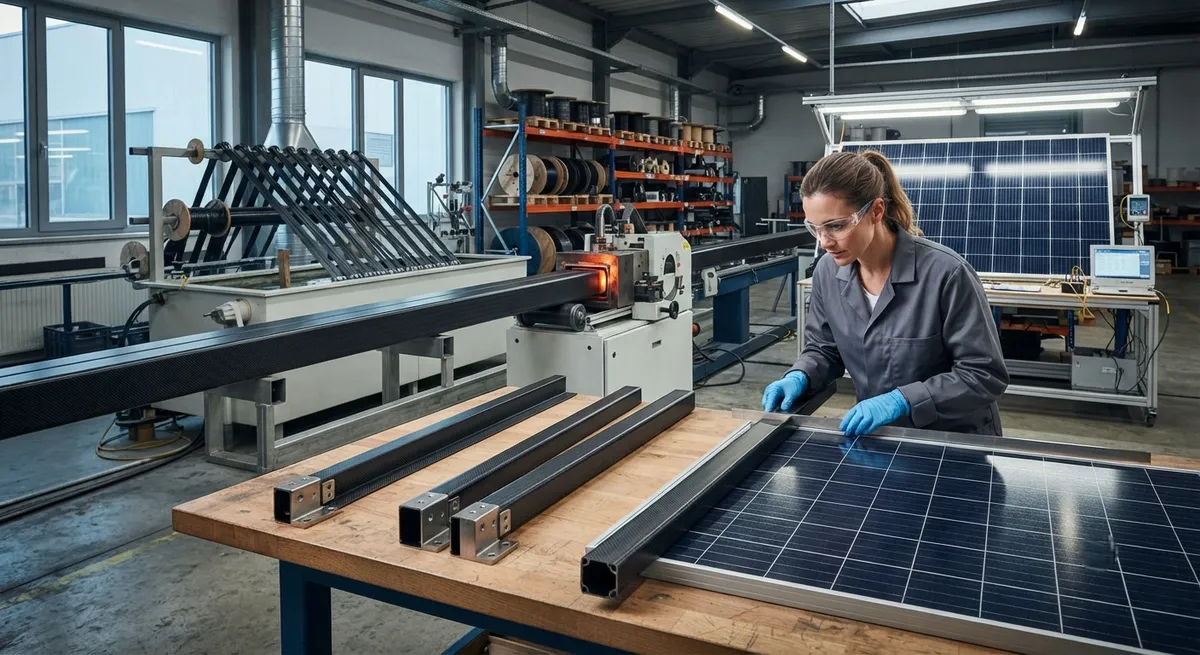 Carbon Fiber Frames for Solar Panels: Pultruded Profile Stiffness, Corrosion Resistance, and Lightweight Racking