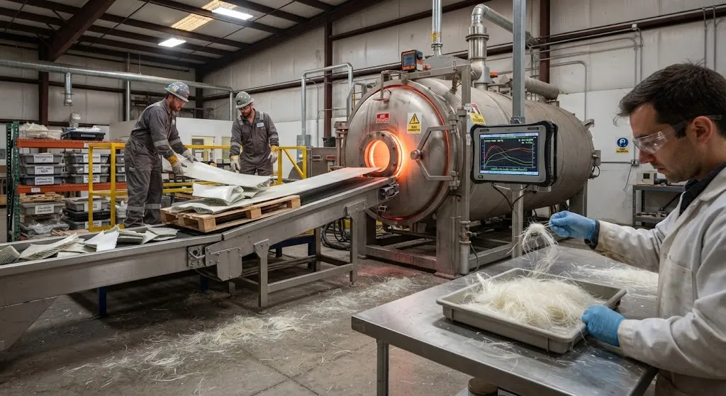 Thermolysis Reclaimed Glass Fiber: CIRCLE4WIN Scale-Up, Furnace-Ready Inputs and the 10,000-Tonne Demonstrator
