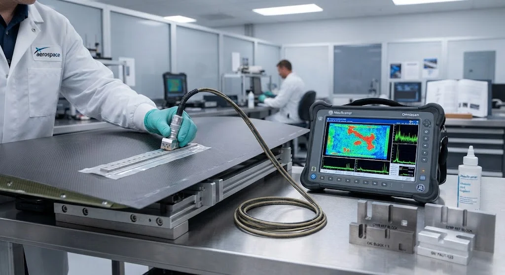 Ultrasonic Phased Array Inspection of CFRP: Non-Destructive Testing for Composite Defects