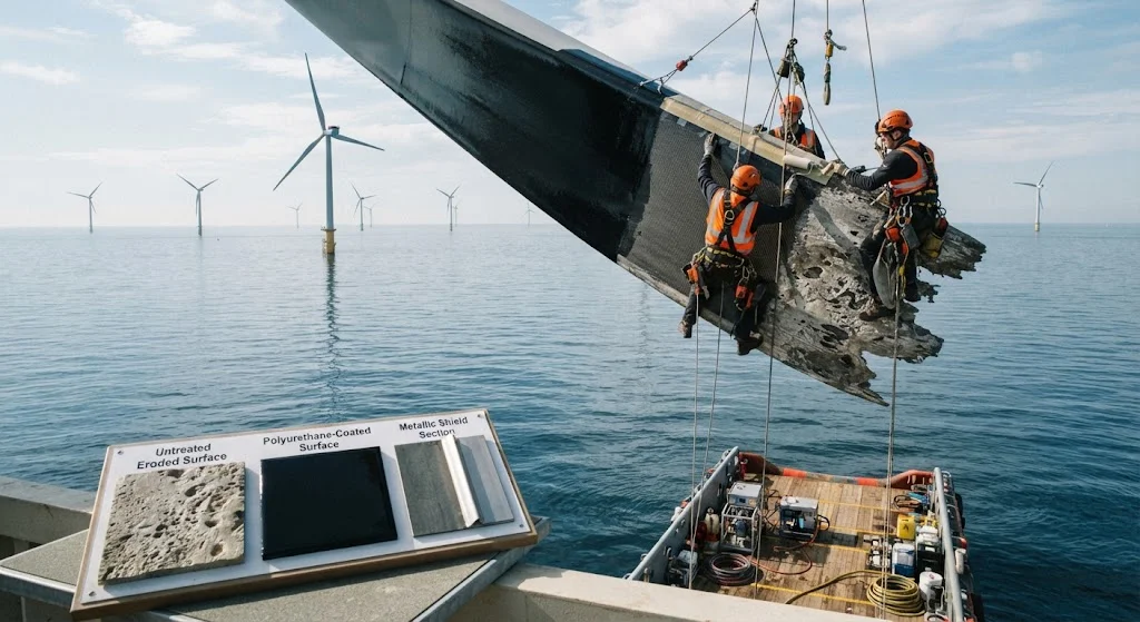 Wind Turbine Blade Leading Edge Protection 2026: Polyurethane, Tape, and Metallic Shield Solutions