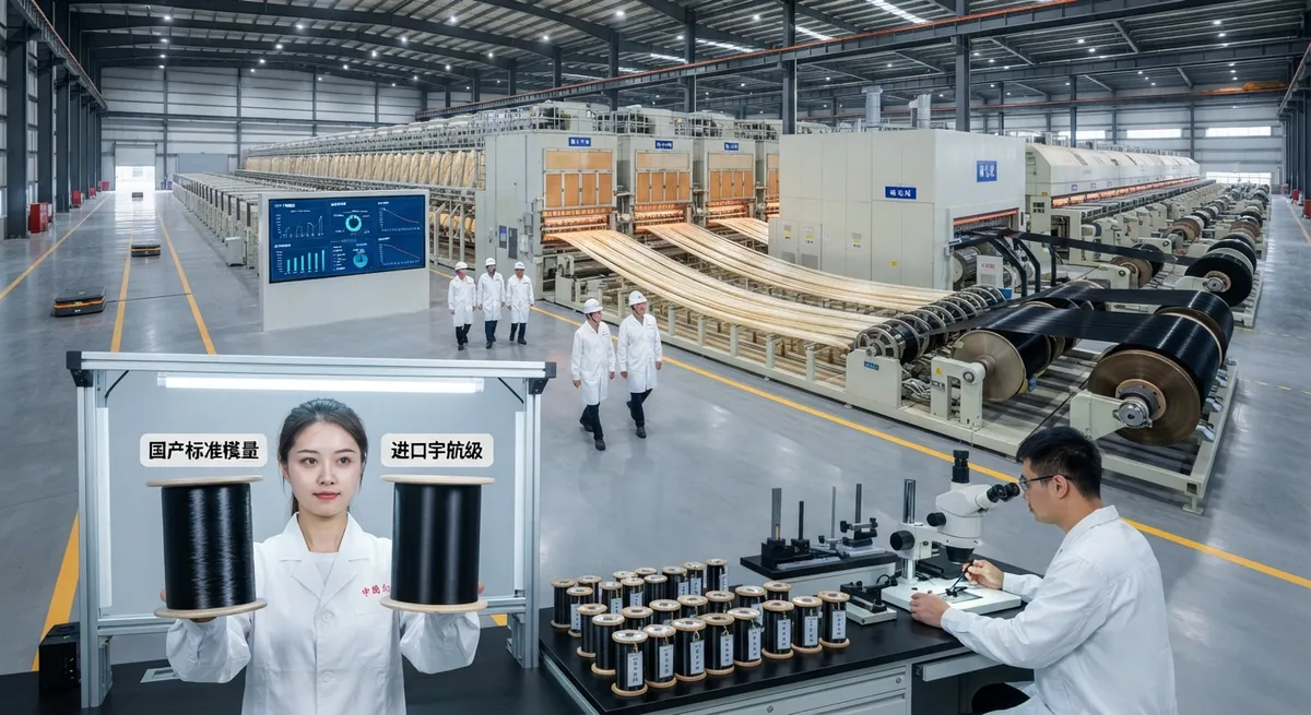 China's Carbon Fiber Localization: 80% Self-Sufficiency and Import Substitution Across Grade Segments