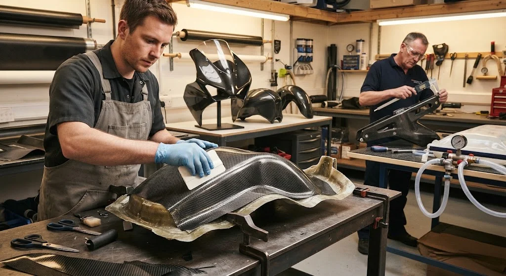 Custom Carbon Fiber Motorcycle Parts: Complete Guide