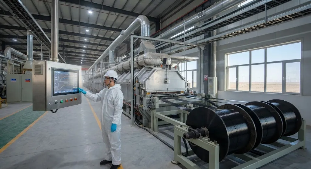 Проект Gansu Nata мощностью 10 000 тонн углеволокна: Северо-Западный Китай закрывает дефицит крупнотоннажного волокна