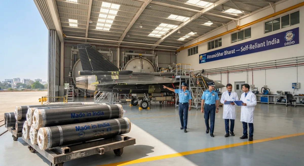 India Carbon Fiber Market 2026: Defense Indigenization, Aerospace Manufacturing, and Infrastructure Spending